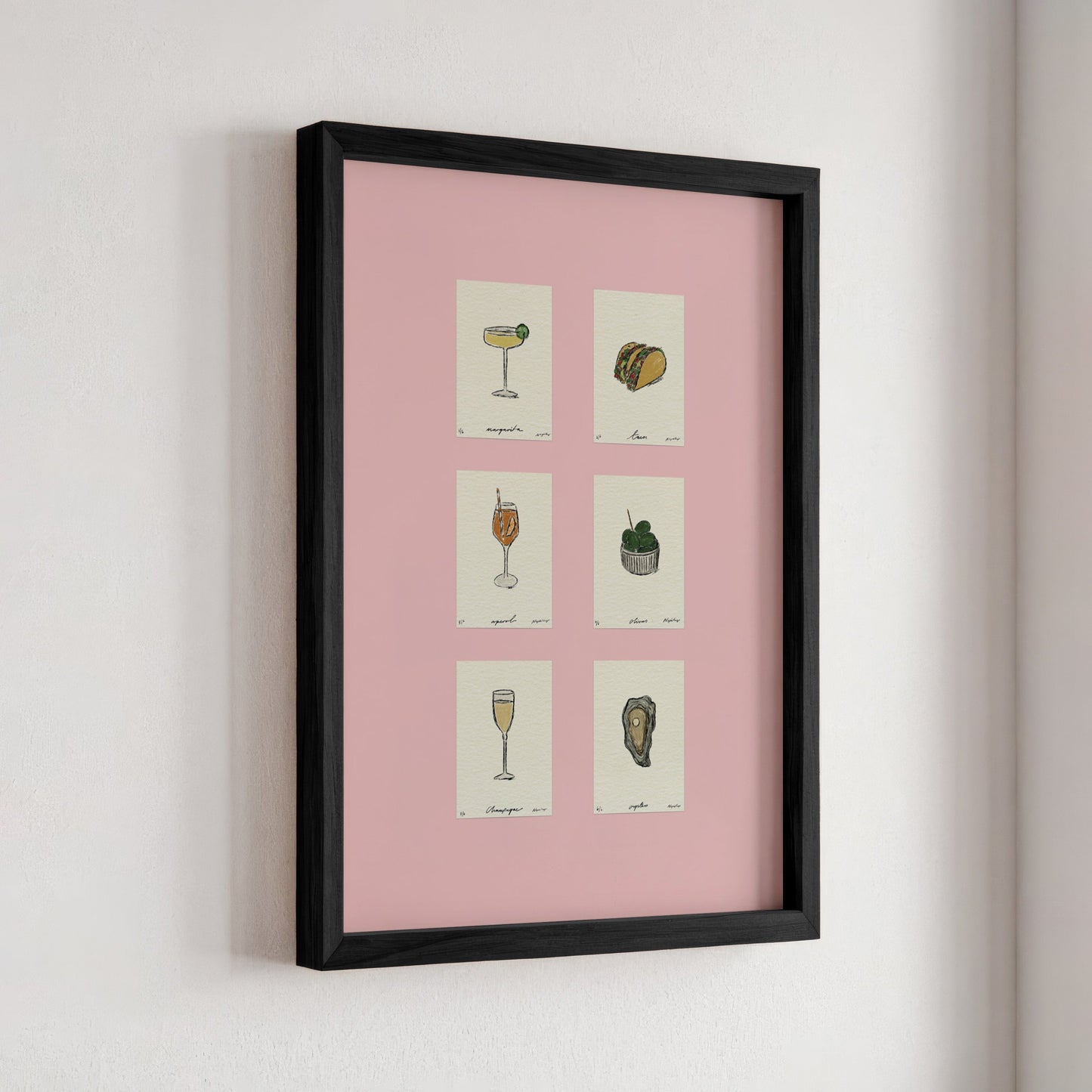 Sips & Snacks Set Print