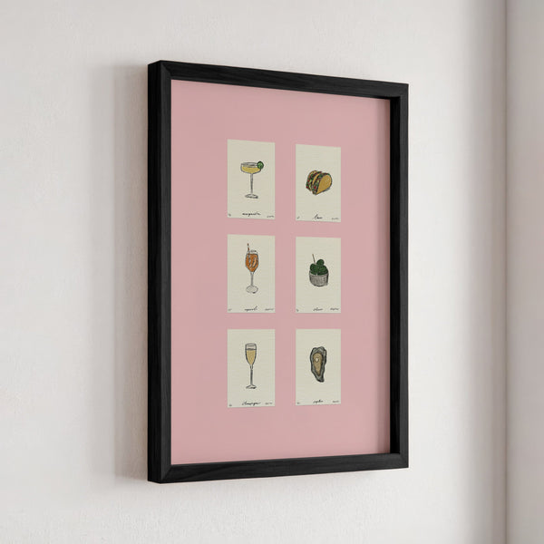 Sips & Snacks Set Print