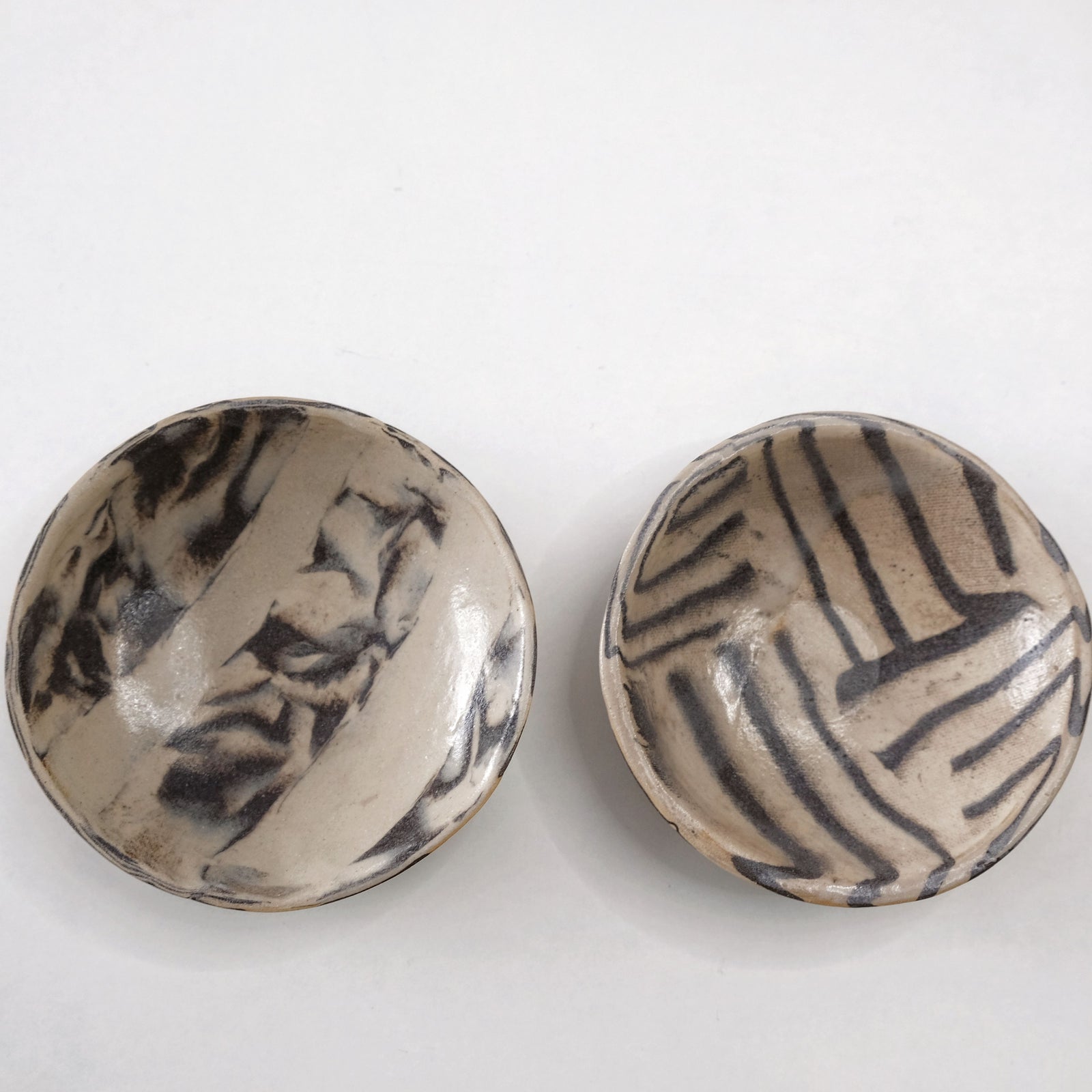 Mieke - Small Nerikomi Ceramic Trinket Set of 2