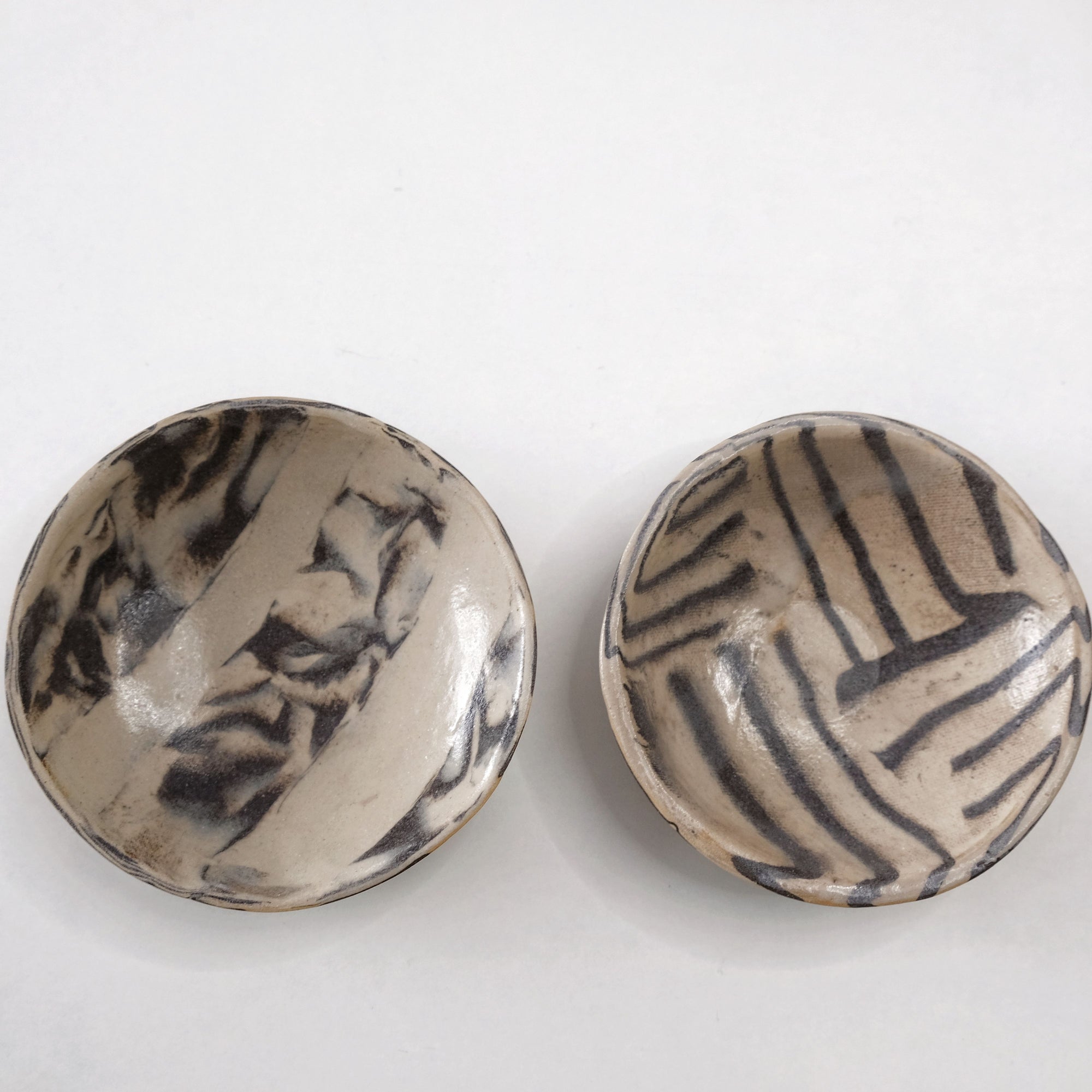 Mieke - Small Nerikomi Ceramic Trinket Set of 2