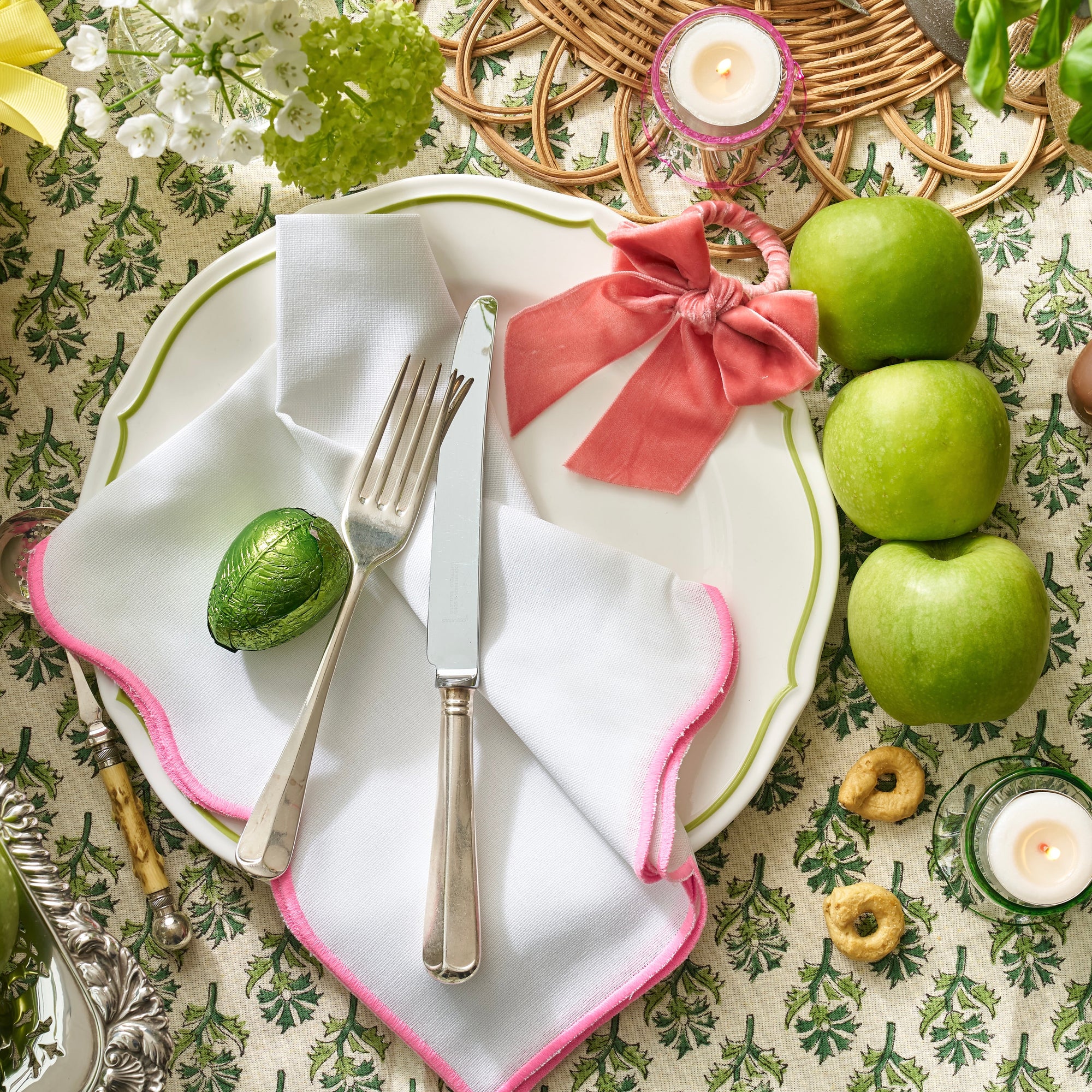 Green Somerset Tablecloth