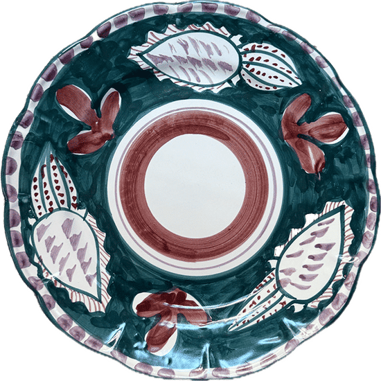 Amalfi Plate 20 cm Green Cuttlefish