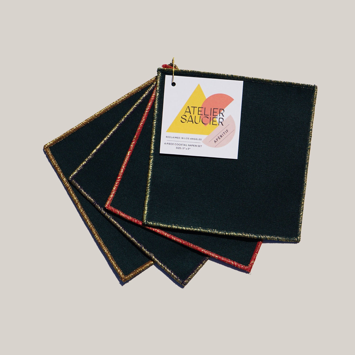 Tinsel Cocktail Napkins | Set of 4