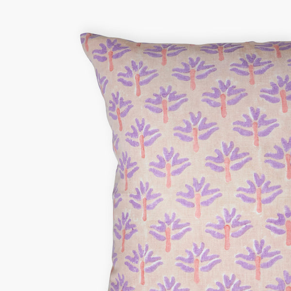 Zeenat Throw Pillow Cover - Lilac
