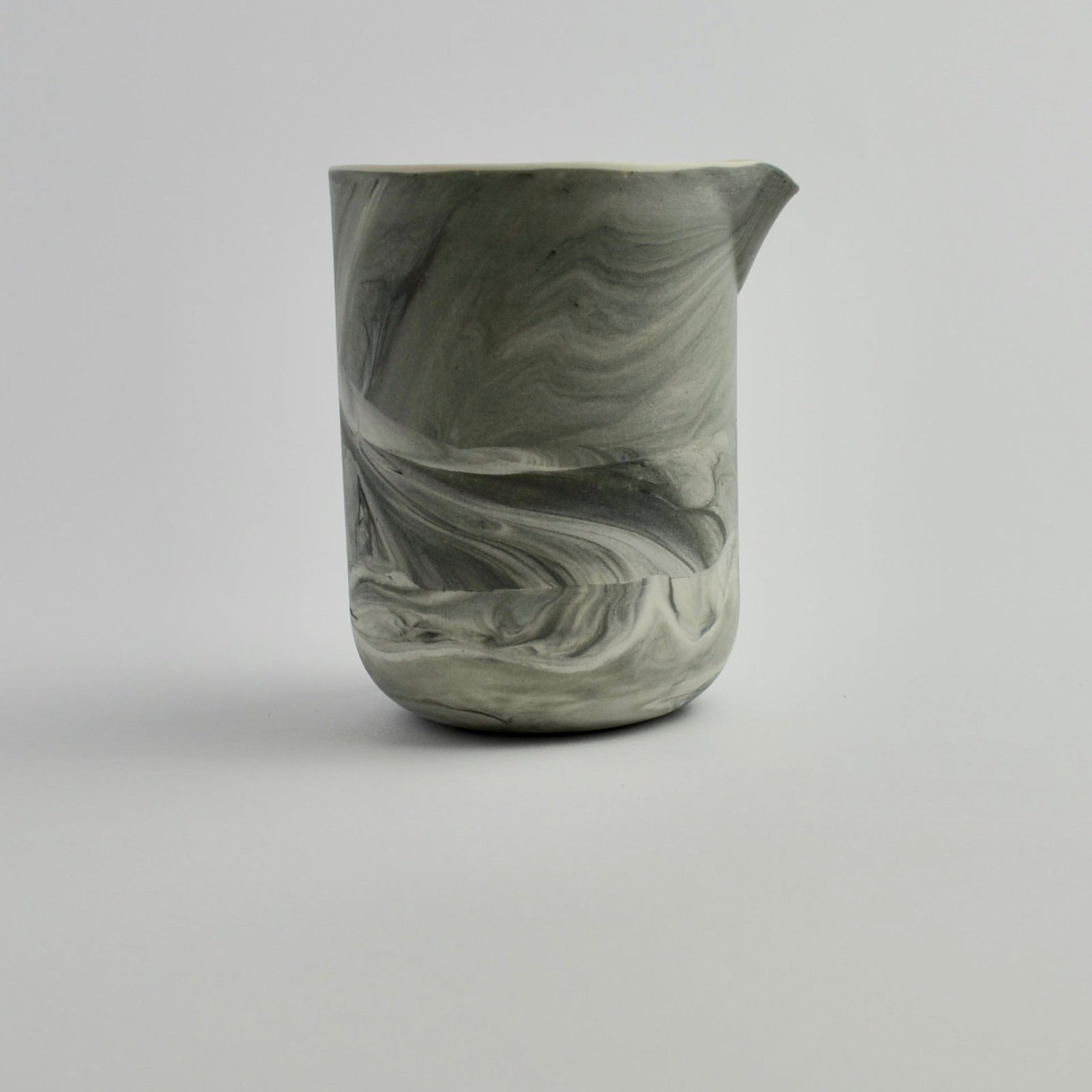 Creamer Jug Marble Black