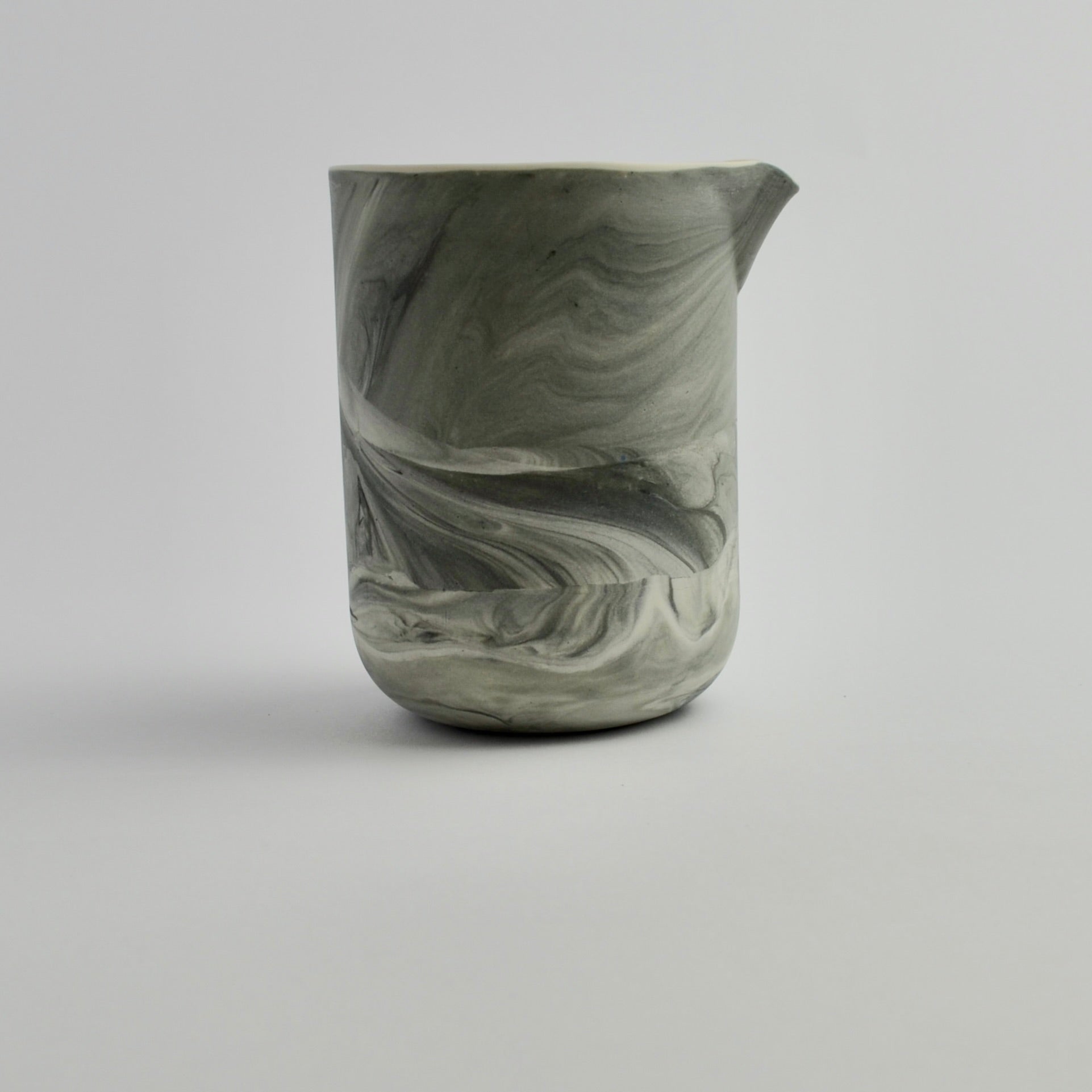 Creamer Jug Marble Black