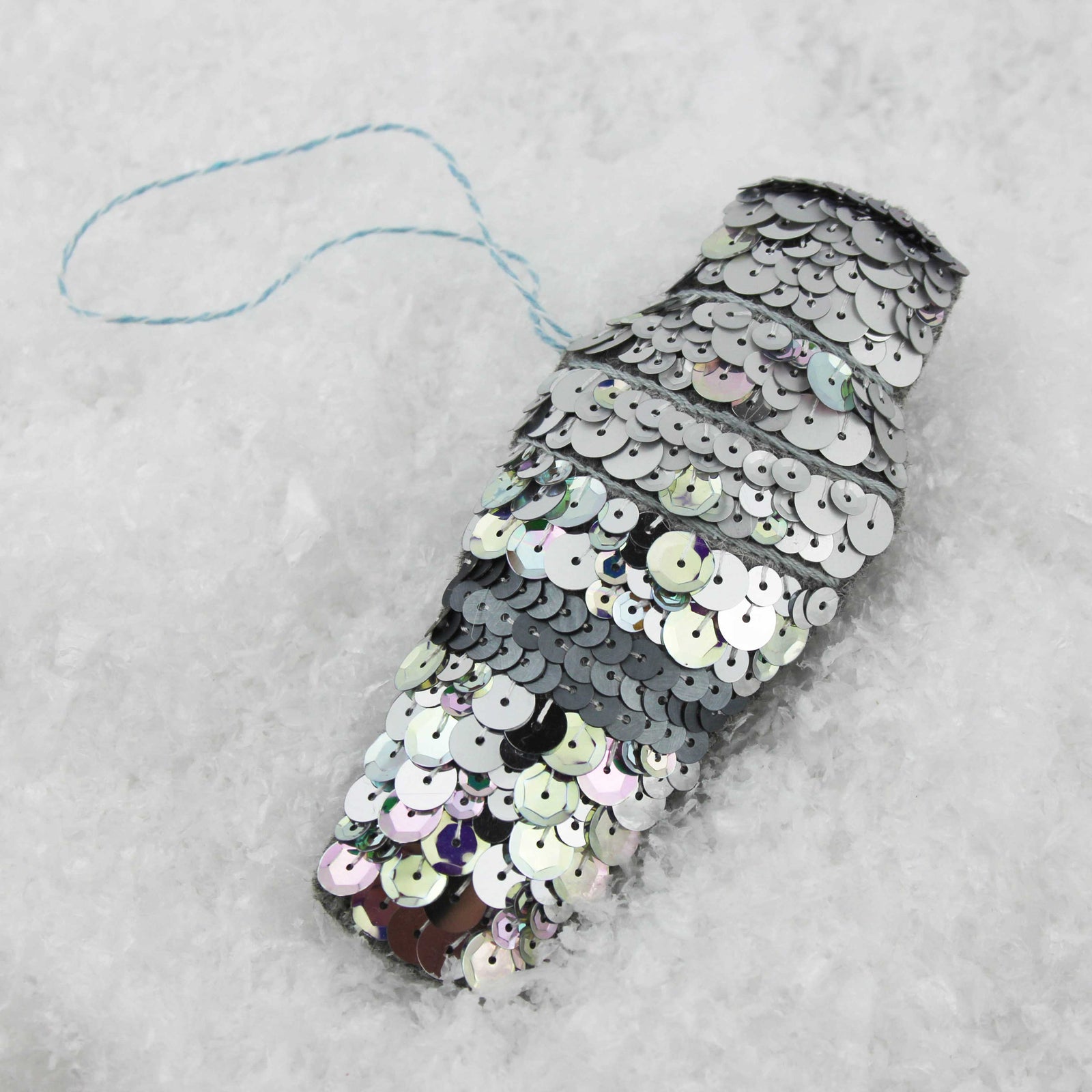 Classic Cocktail Shaker Sequin Hanging Ornament