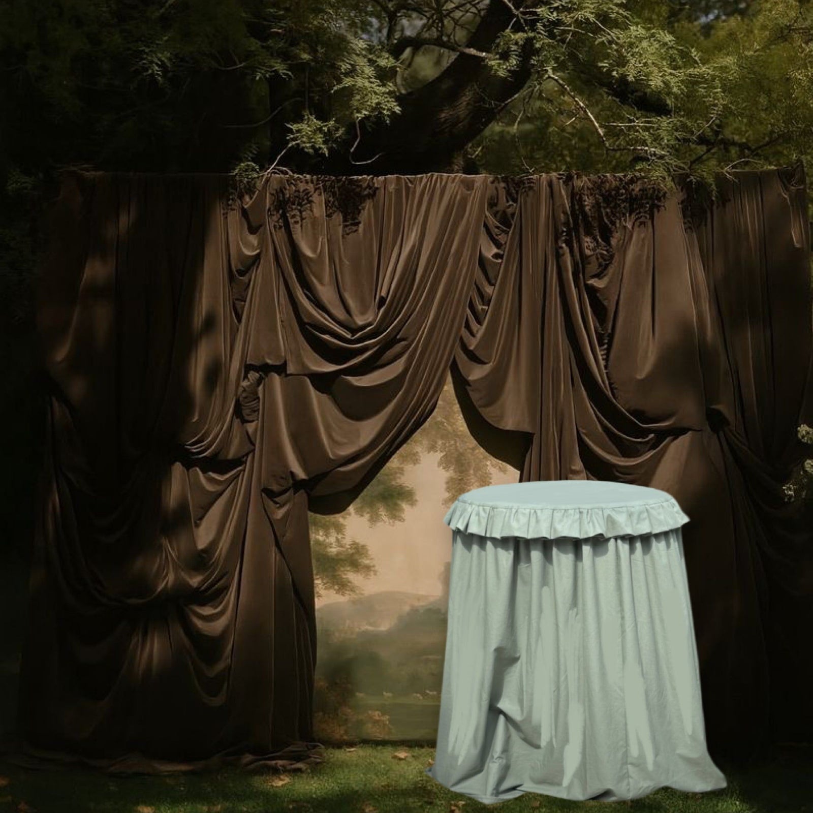 High Party Tablecloth Sage