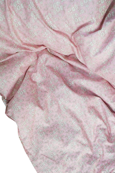 Reversible Heirloom Quilt Made With Liberty Fabric Michelle Lilac & Capel Pink