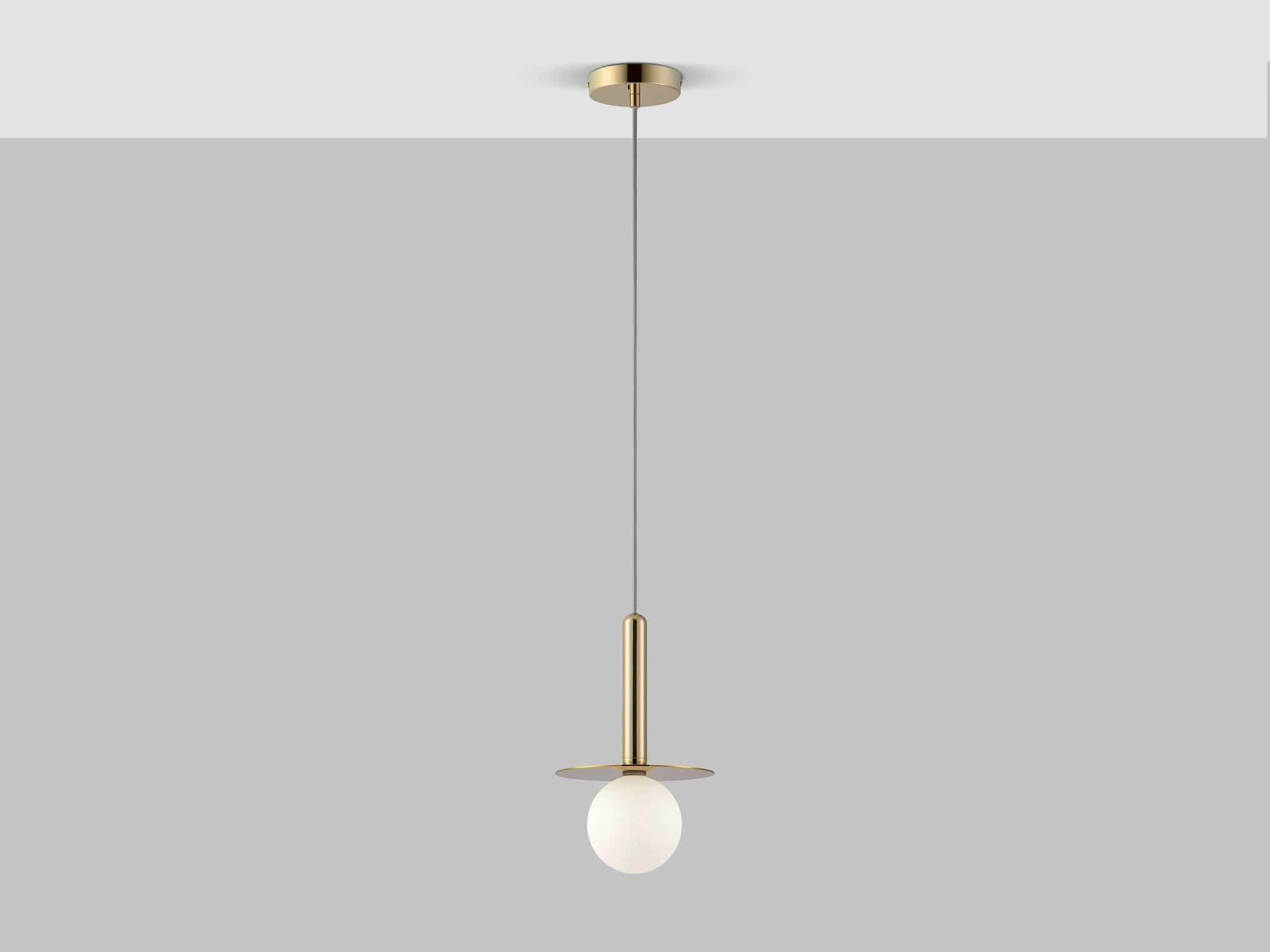 Brass Plate Pendant Ceiling Light