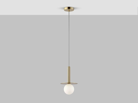 Brass Plate Pendant Ceiling Light