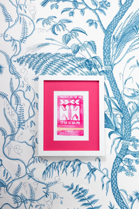 Tulum Matchbook Print