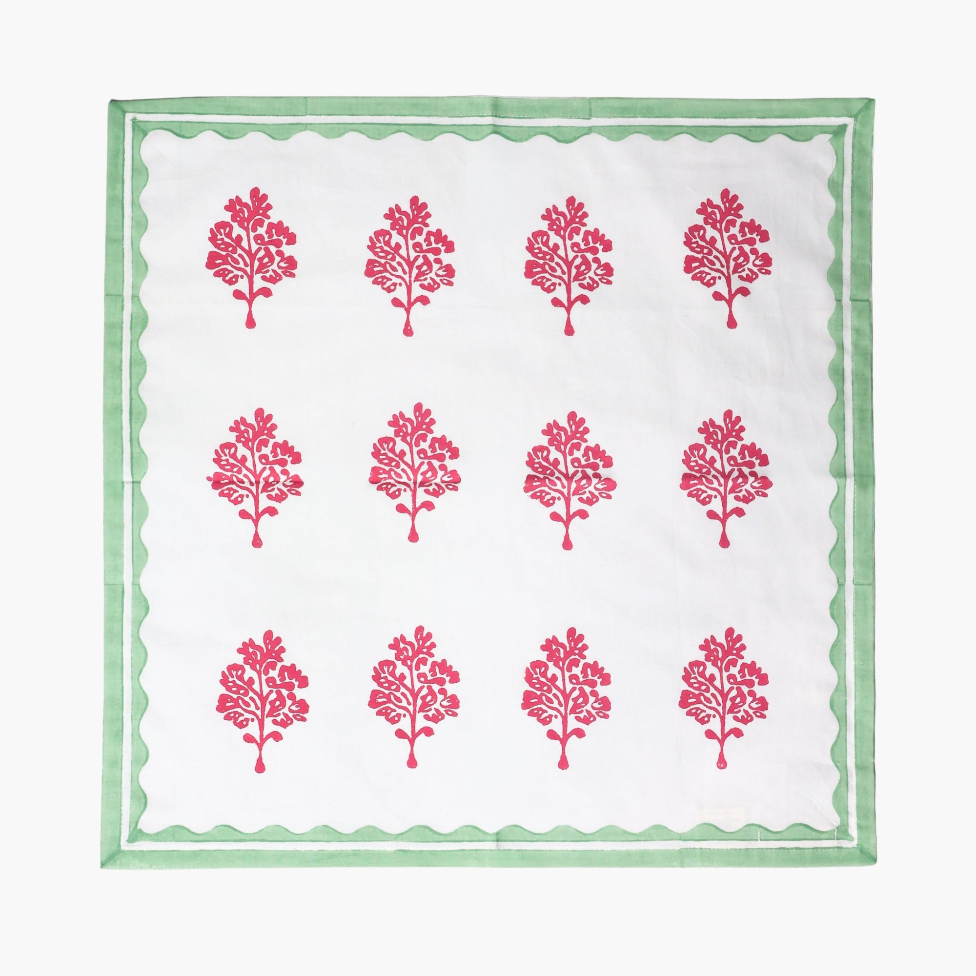 Sara - Pure Cotton Table Napkin Set of 2 - Pink