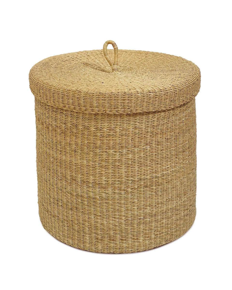 FALU: Plain Lidded Laundry Basket