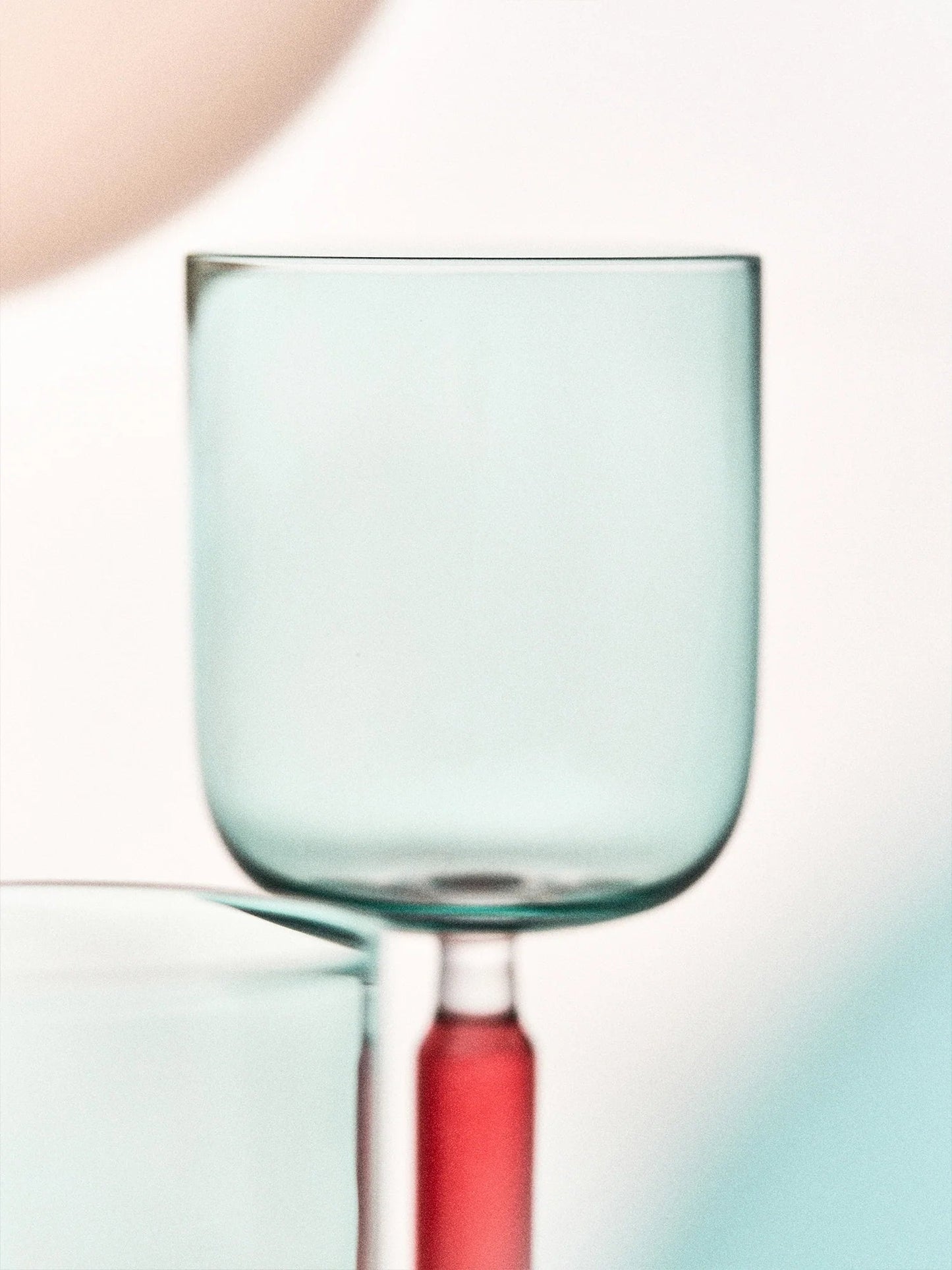Azure Rasberry Wine Glass Tall