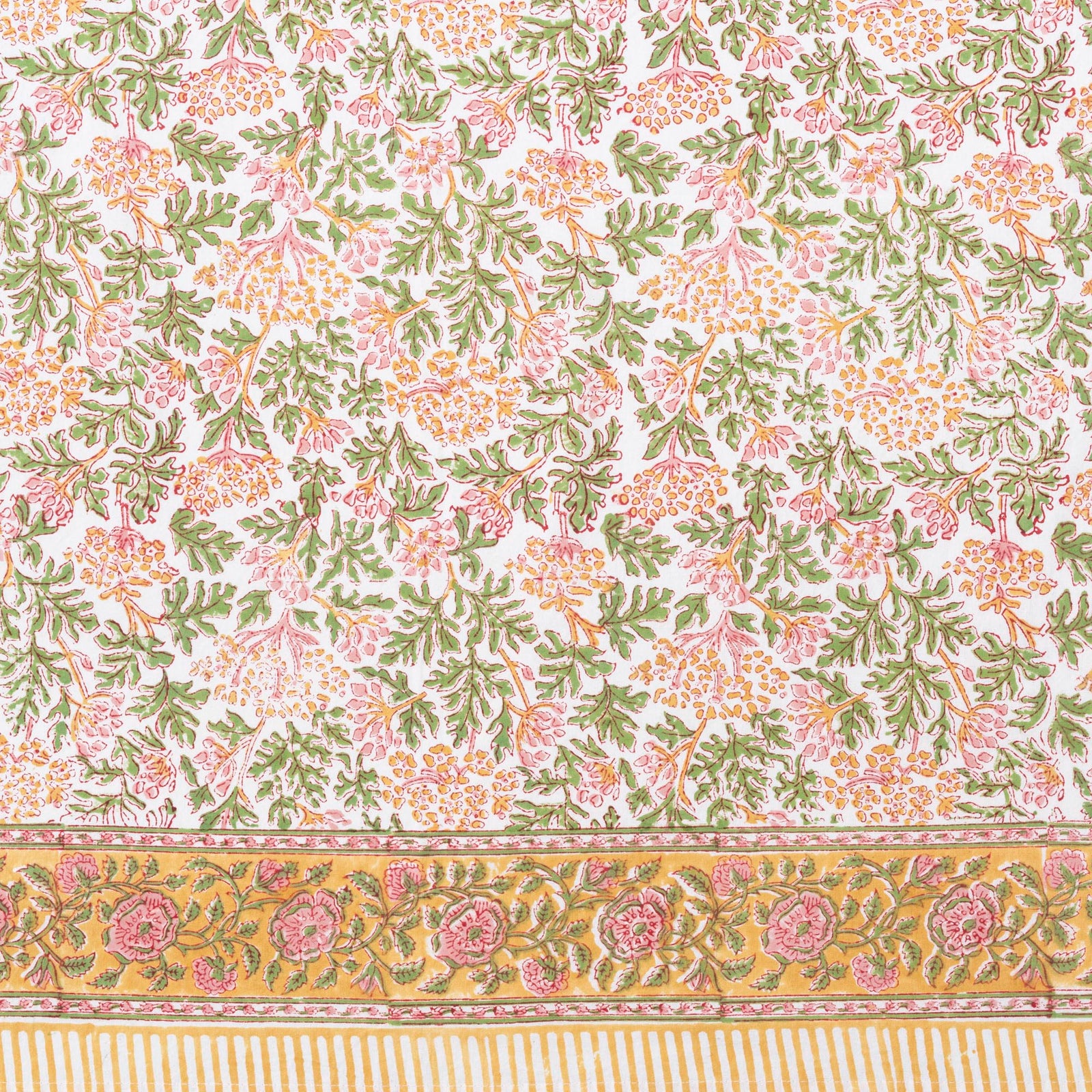 Kelpie Tablecloth In Pink-Green