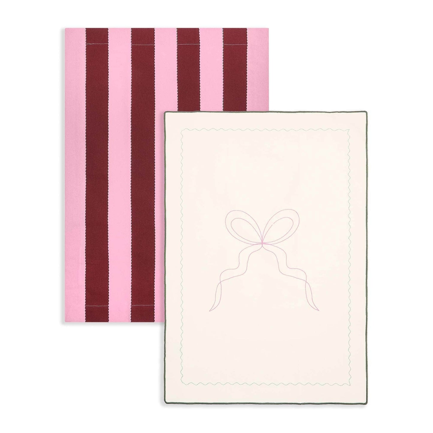 Tea Towels, Set of 2 - Bold Stripe