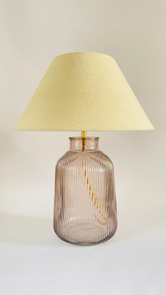 Antique French Bottle Lamp