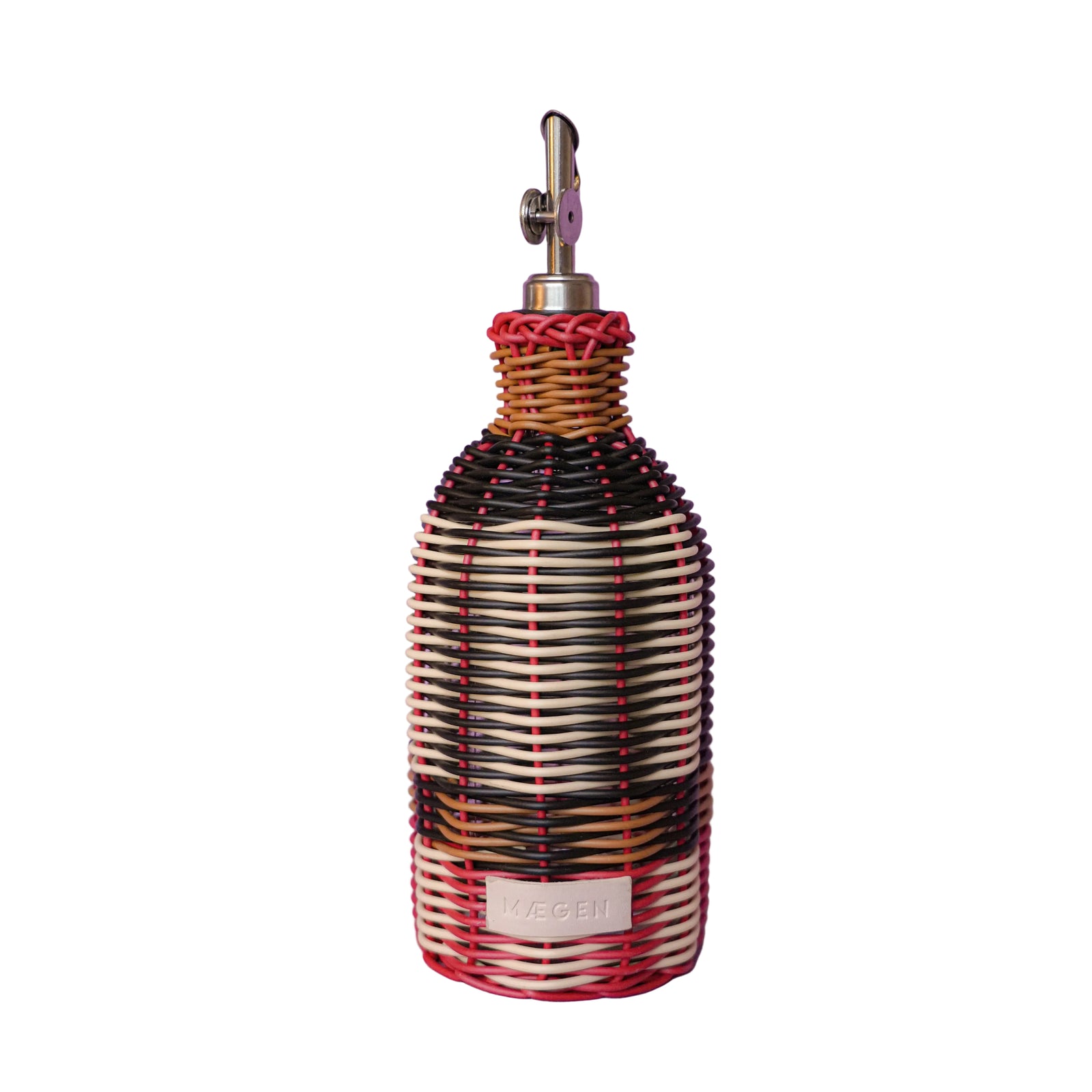 Woven Oil Pourer | Cream & Black