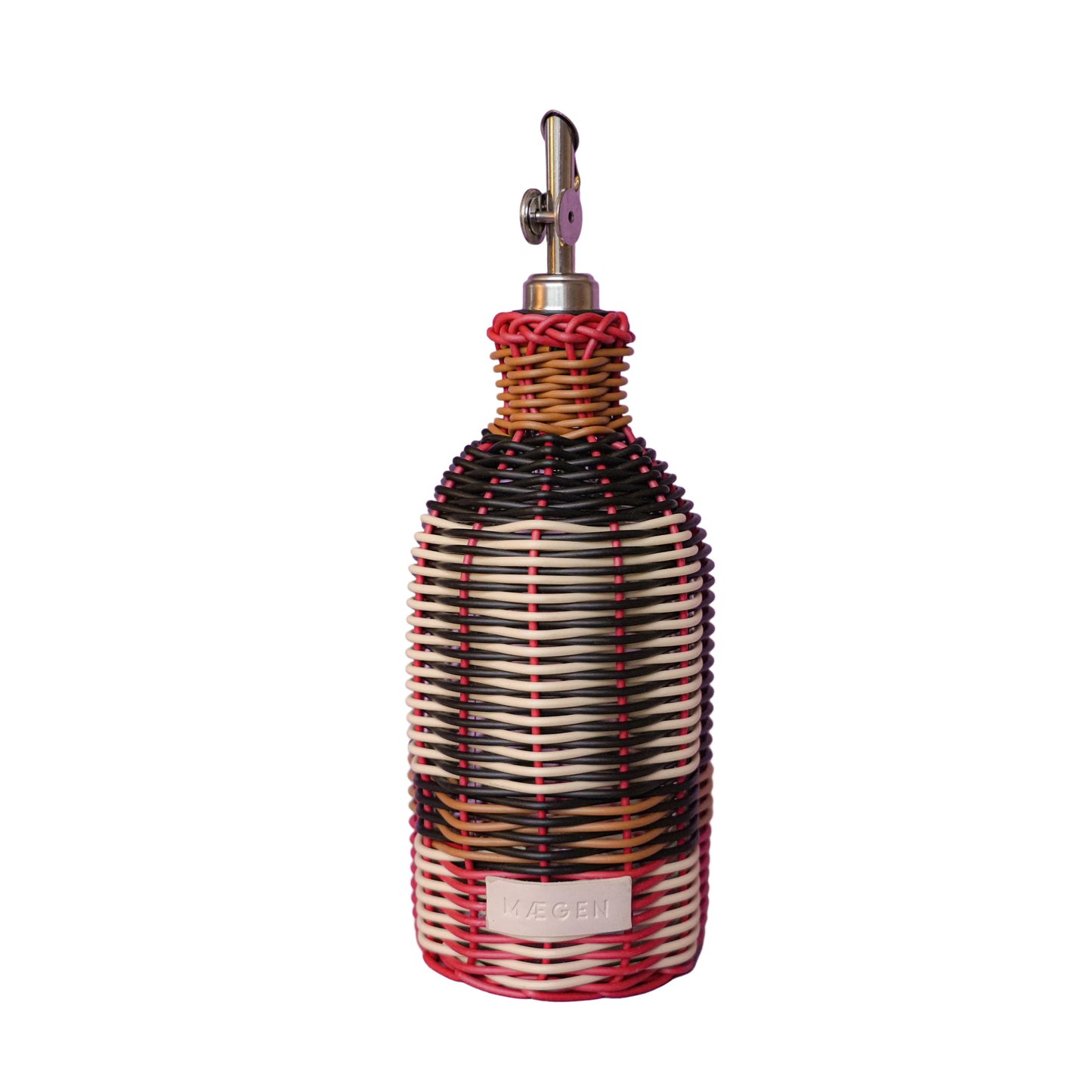 Woven Oil Pourer | Cream & Black