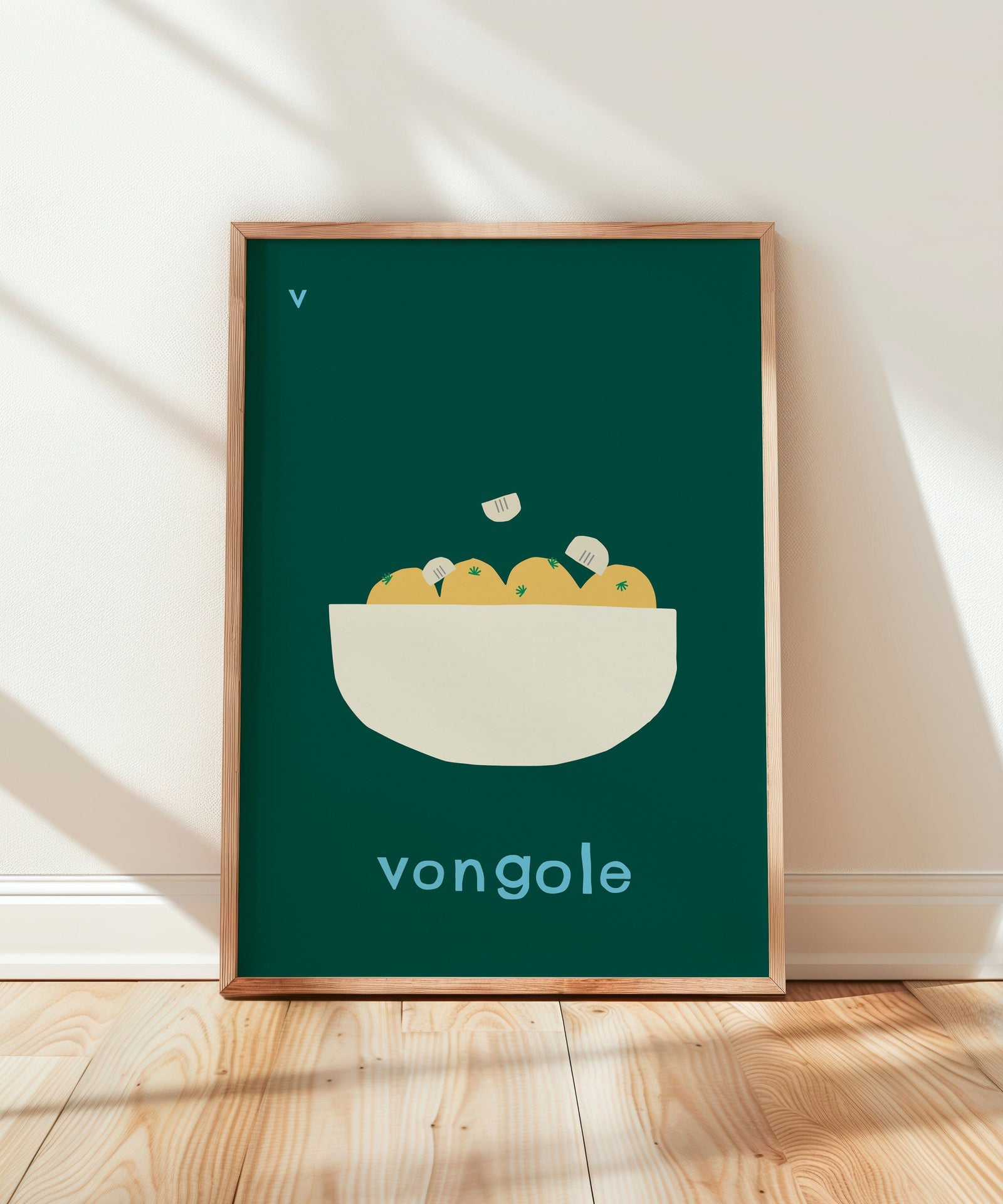 V for Vongole Art Print
