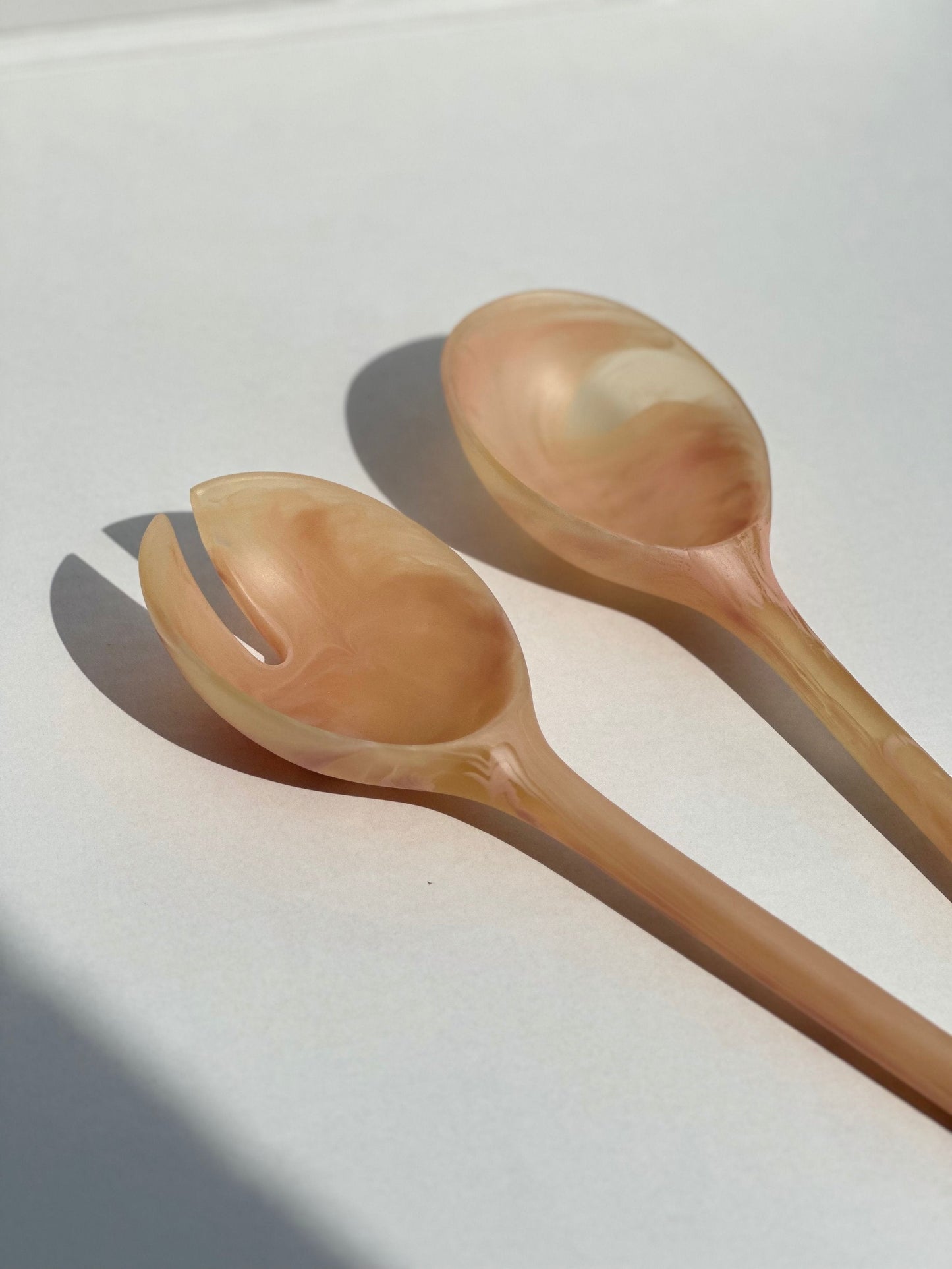 Salad Servers | Coral Set