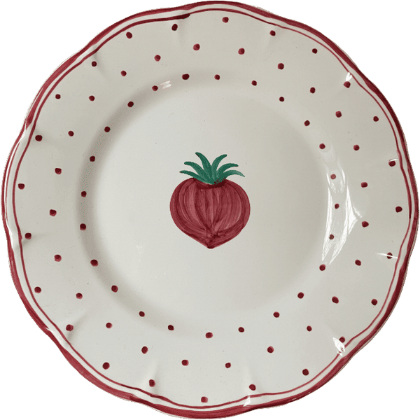 Plumetis Plate Tomato Red - 25cm