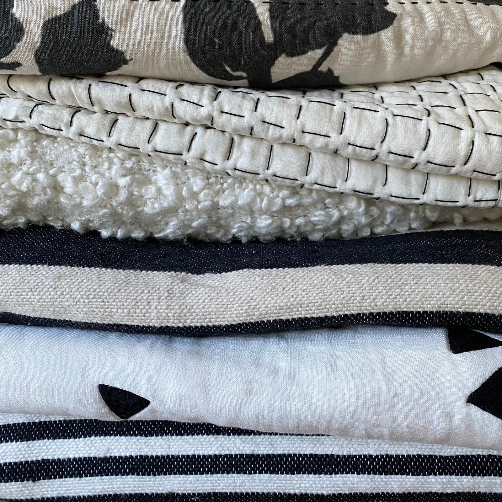 Erin Embroidered Quilted Throw