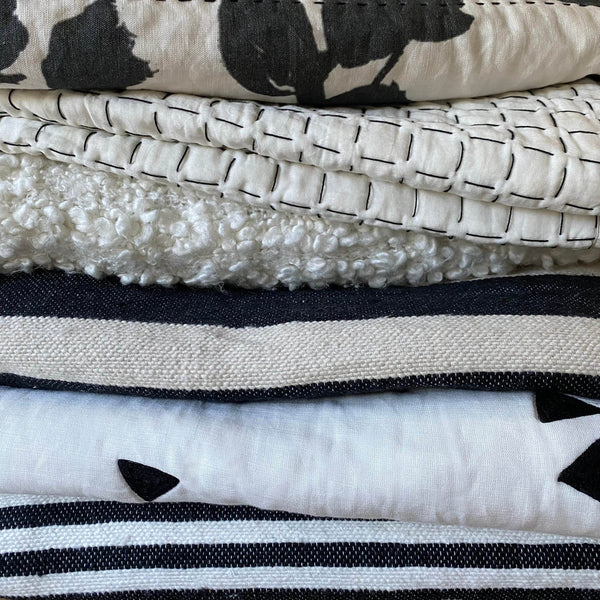 Erin Embroidered Quilted Throw
