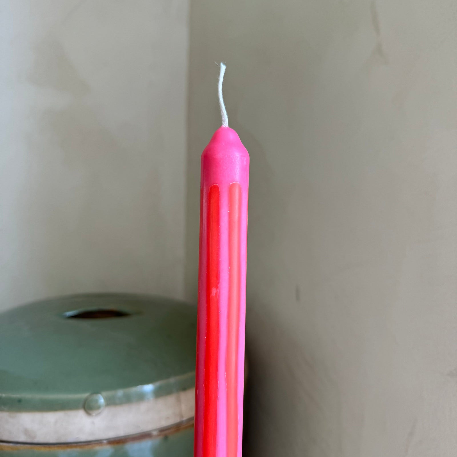 Pink Lady Dinner Candle