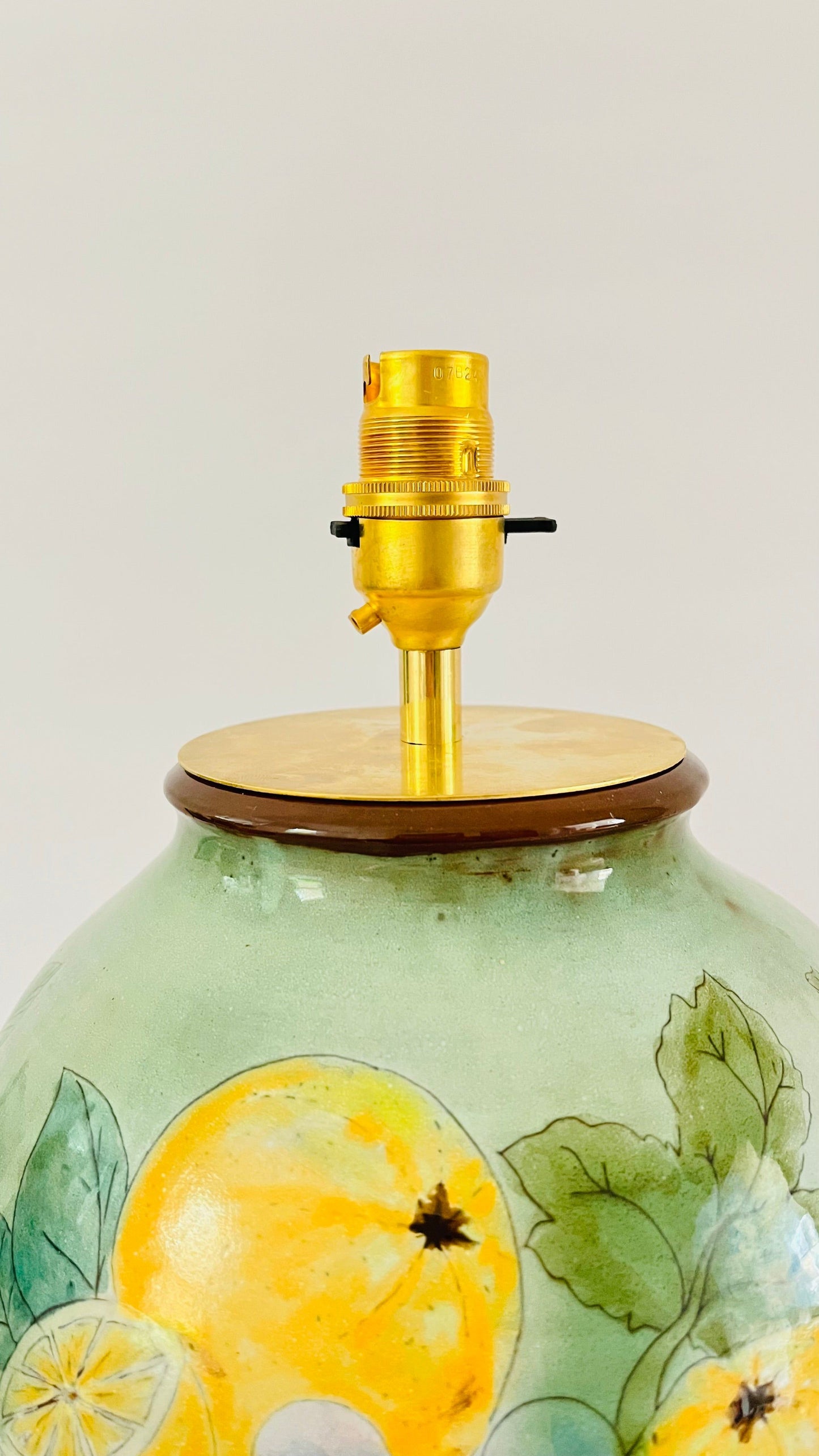 Chelsea Pottery Fruit Lamp