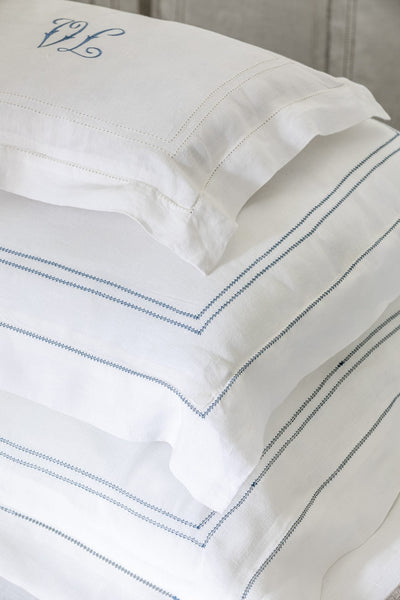 Pillowcase Hemstitch Prussian Blue