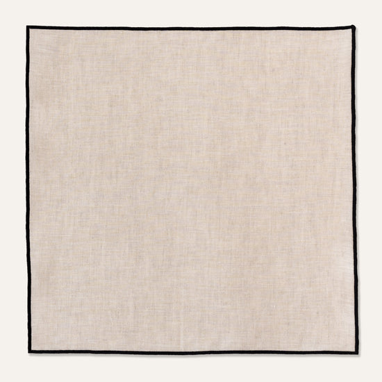 Beige Linen Napkins - Set of 2