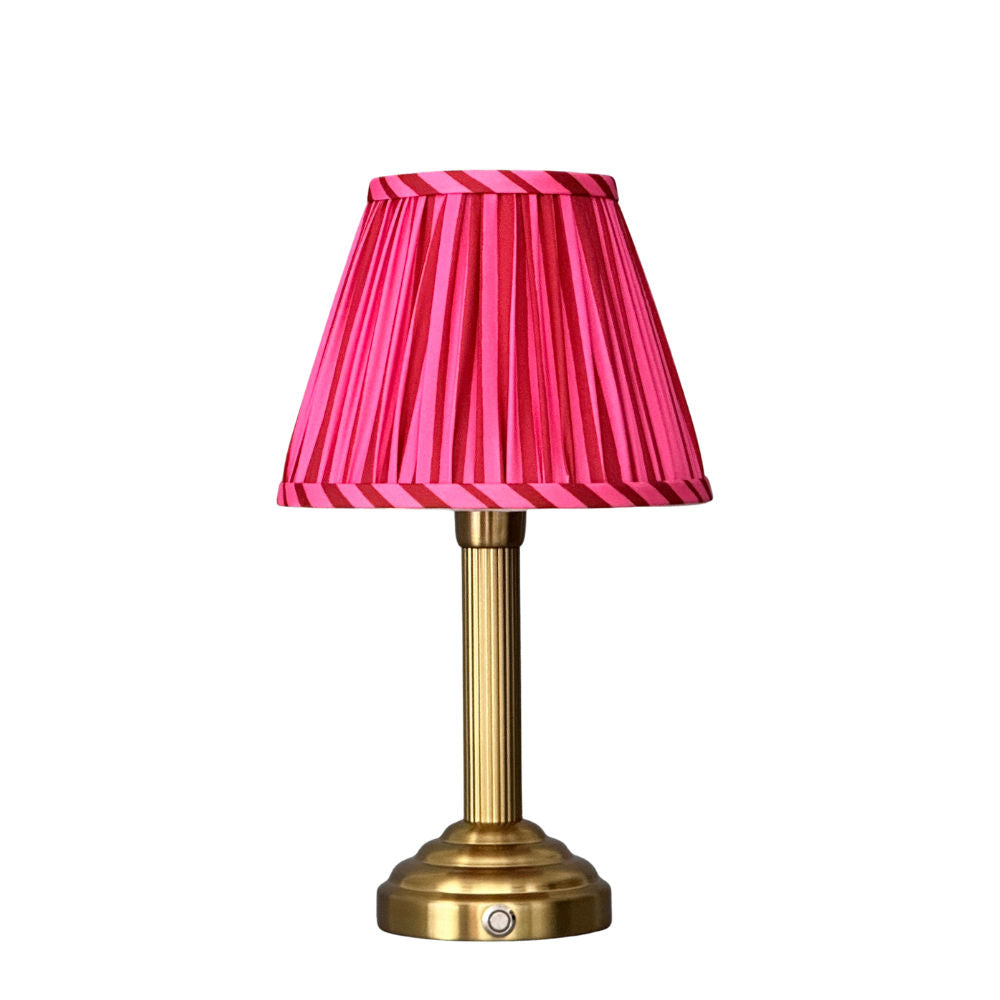 Numi Table Lamp - Pink/Red Stripes