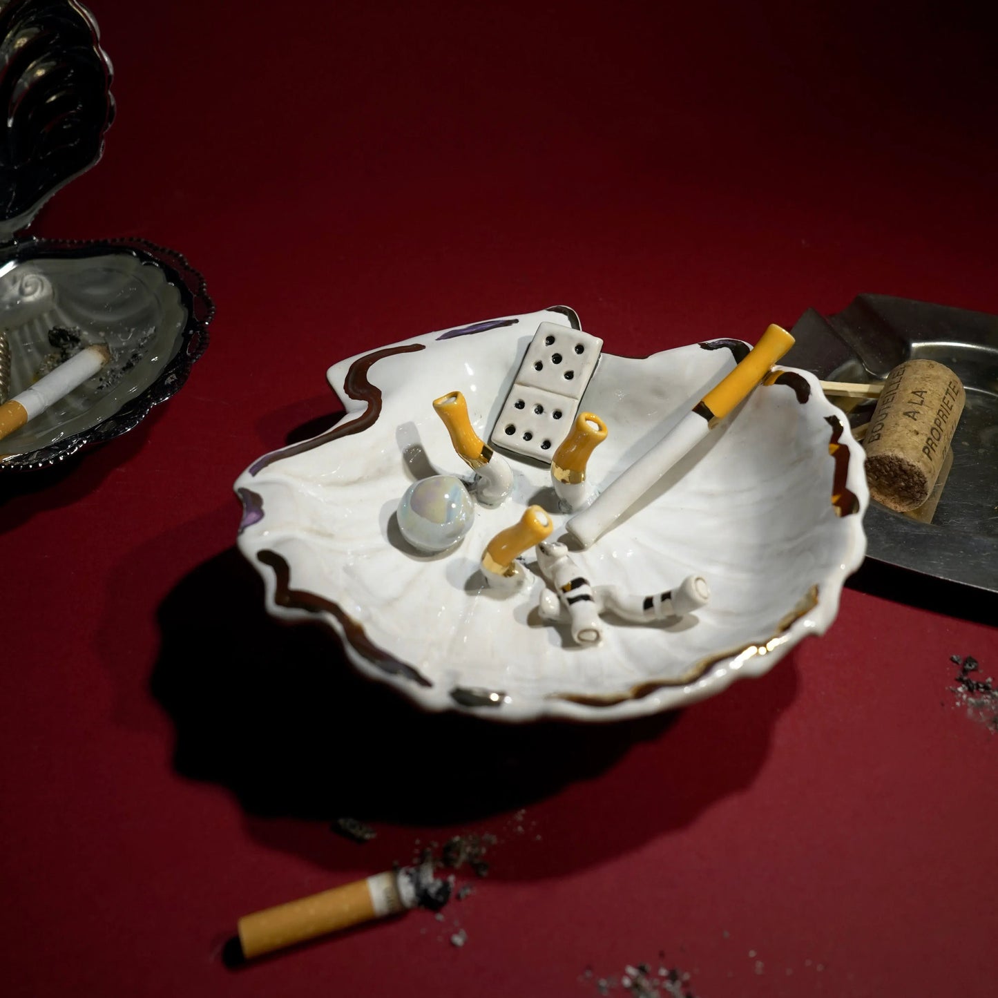 Game of Dominos Ashtray