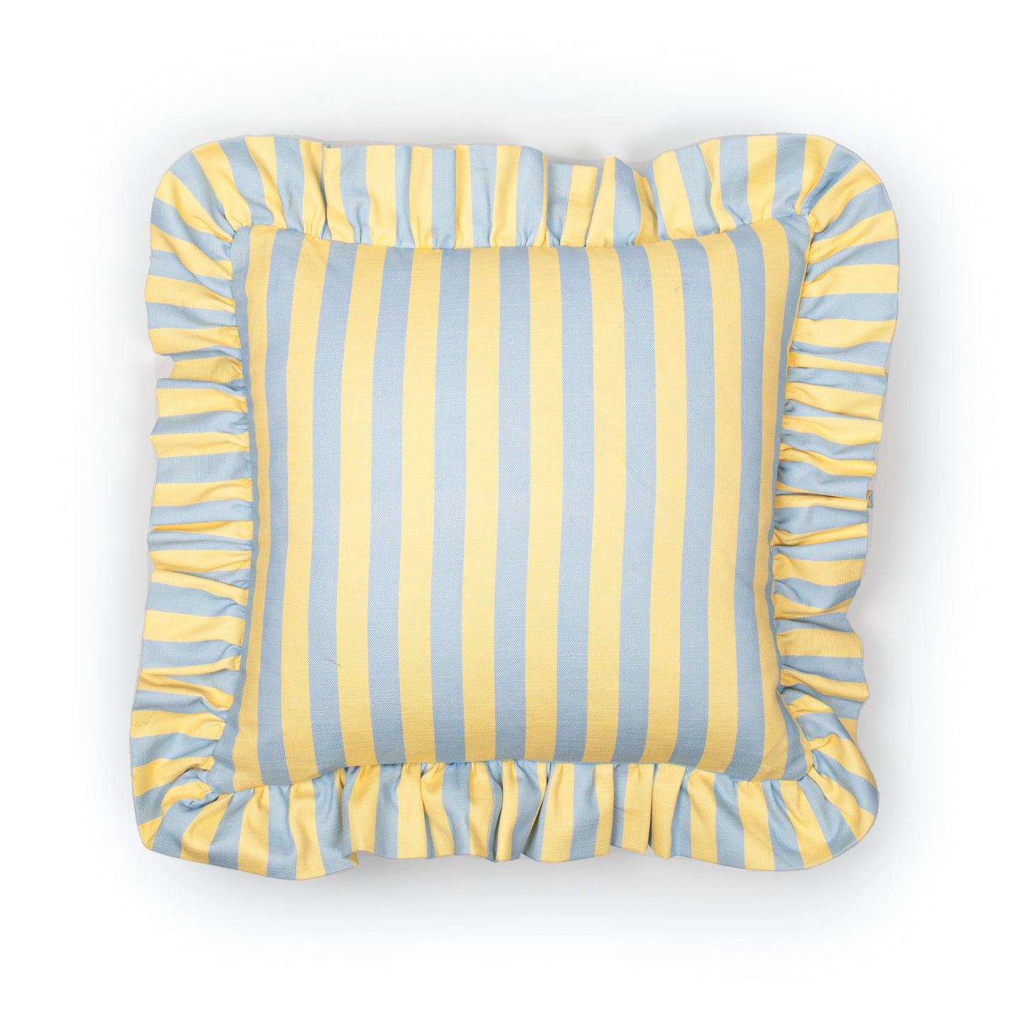 Linen Ruffle Cushion in Trianon