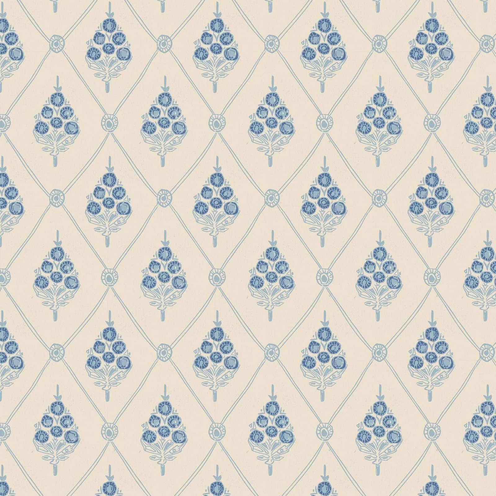 Agra Wallpaper - Aqua