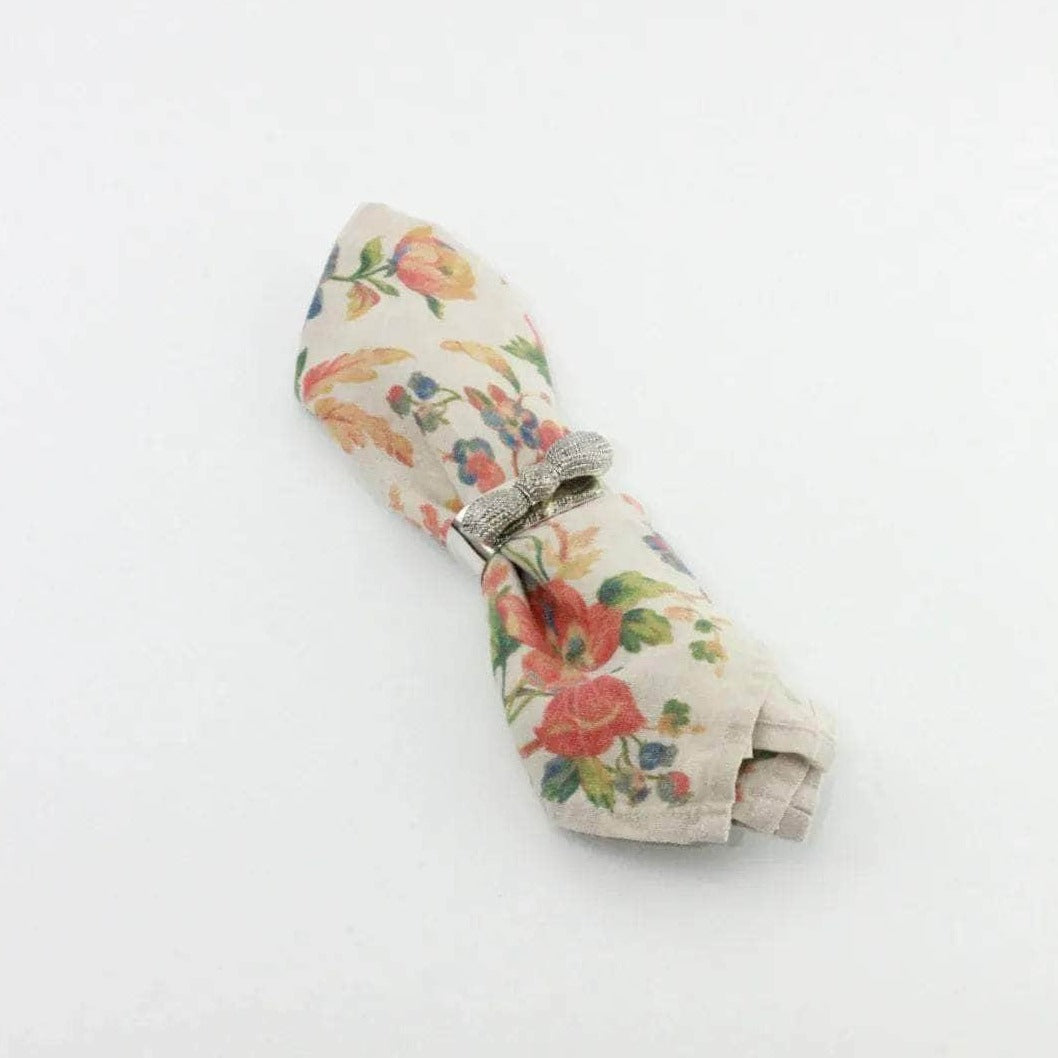 Bow Napkin Rings - Set Of Six