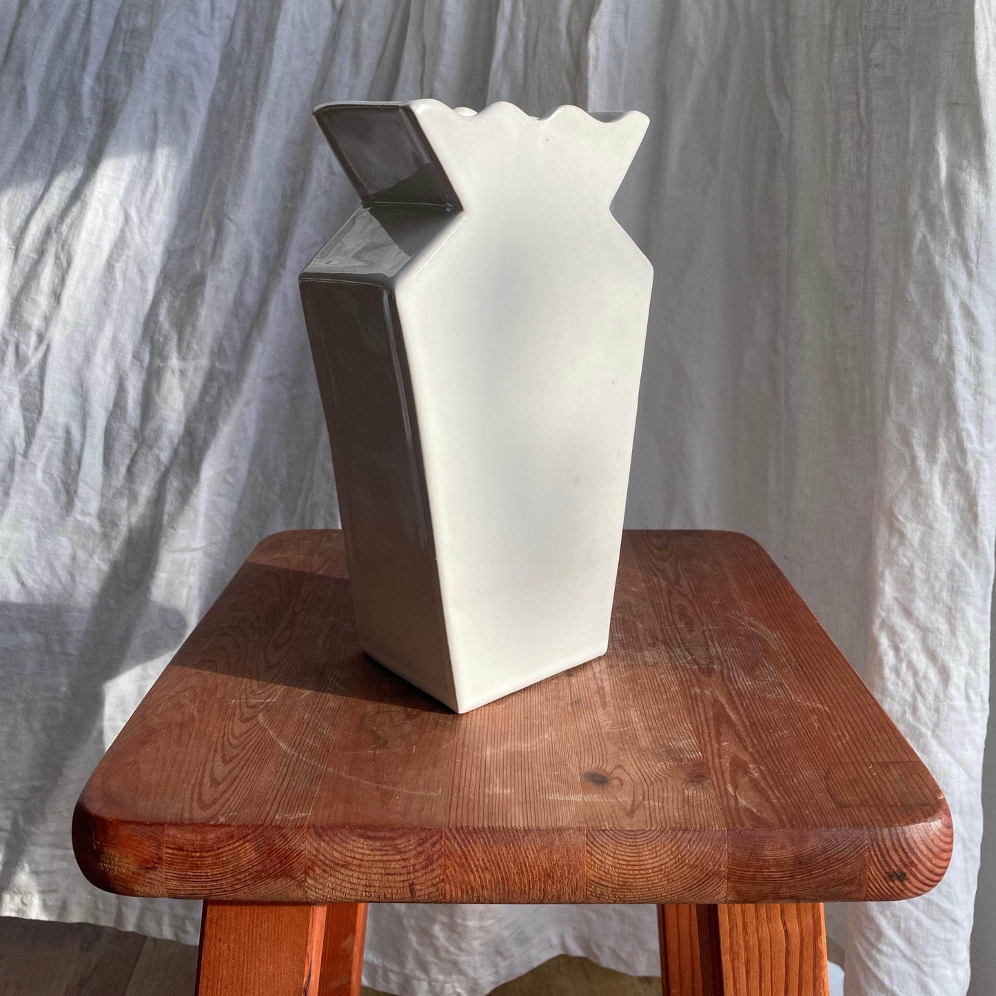 Wavy Top Vase