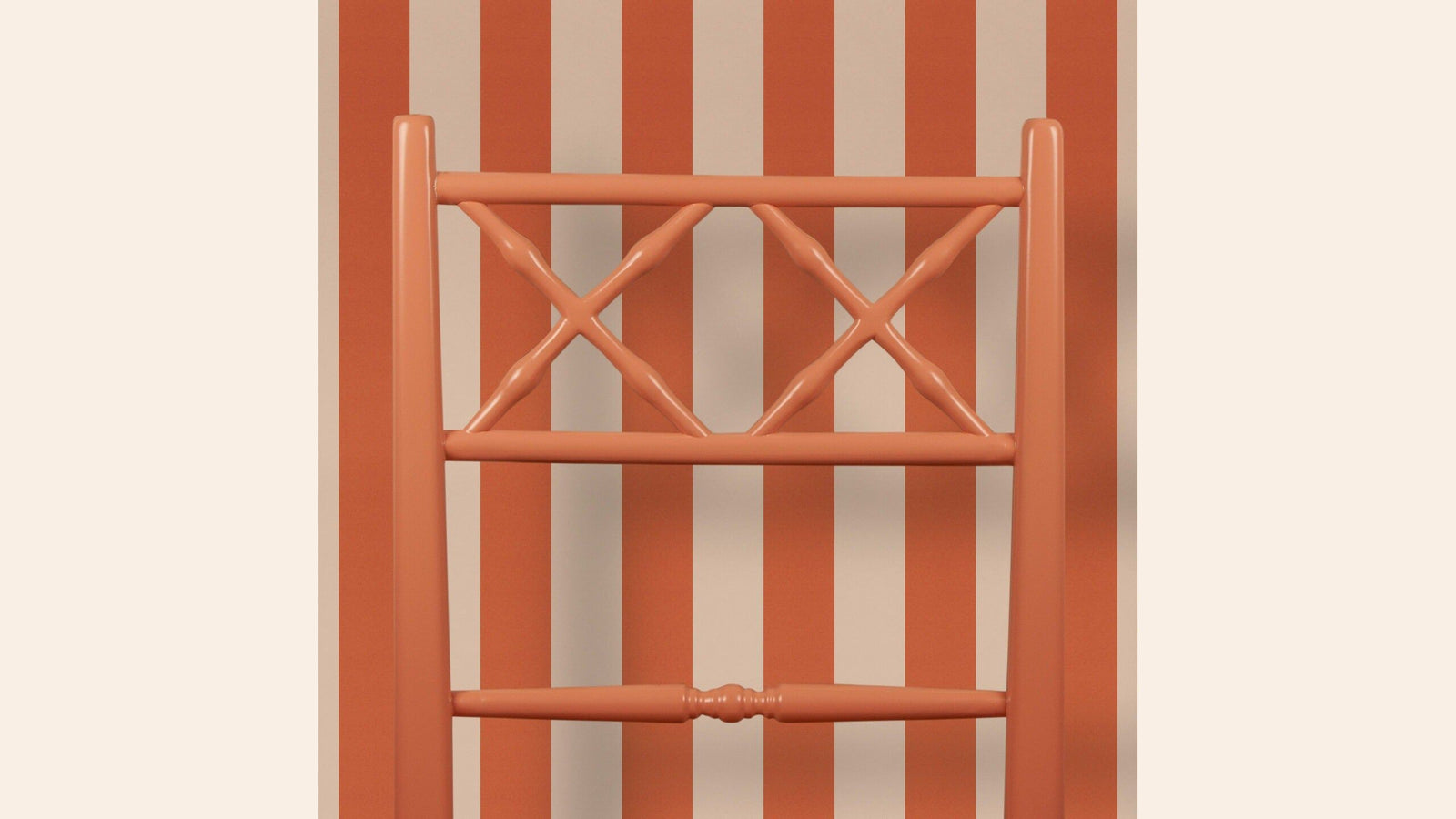 Sonia Stripe Wallpaper, Ginger, Roll-