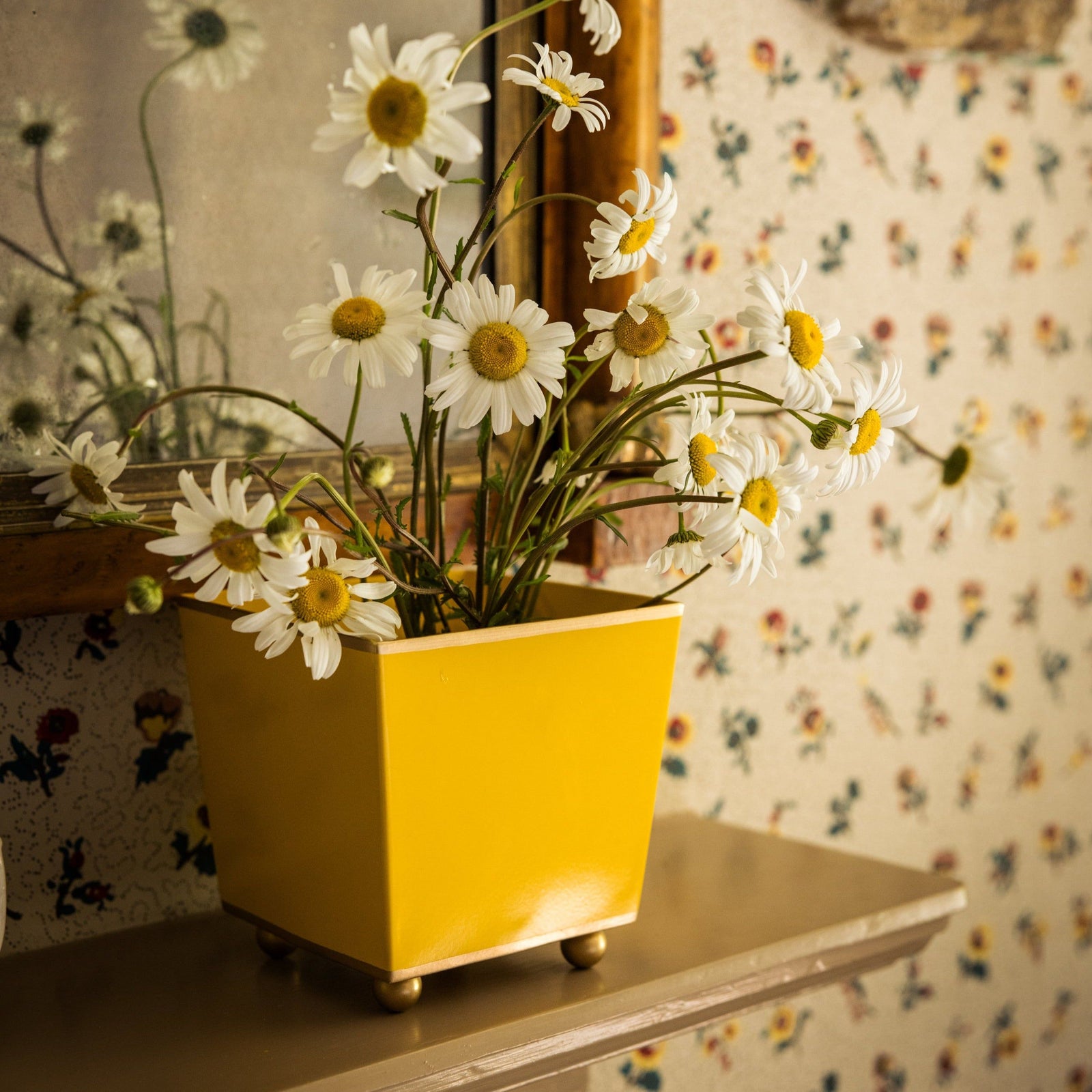 Square Planter | Small | Sunshine Yellow