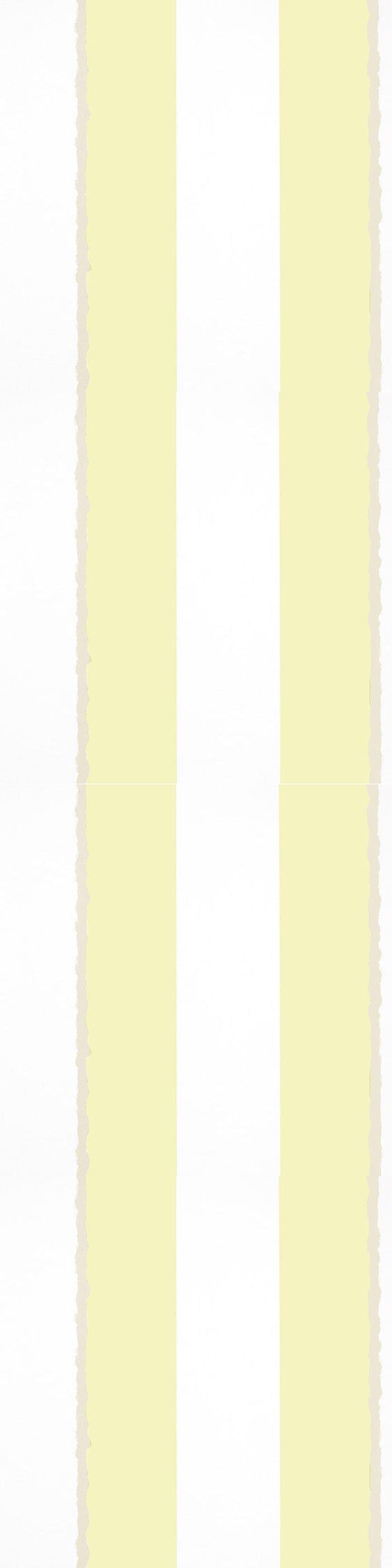 Wide Stripes Aligned Wallpaper – BUTTERMILK