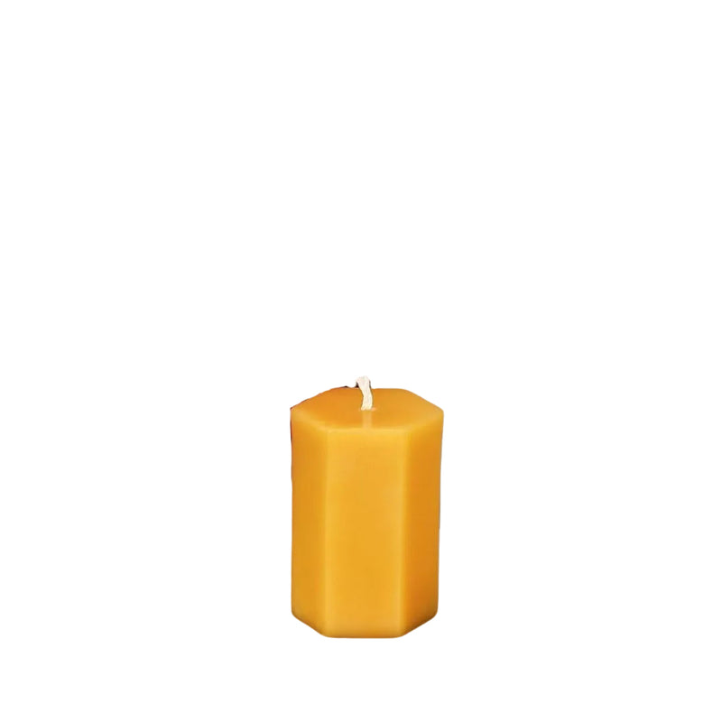 Saffron Hexagon Candle (Small)