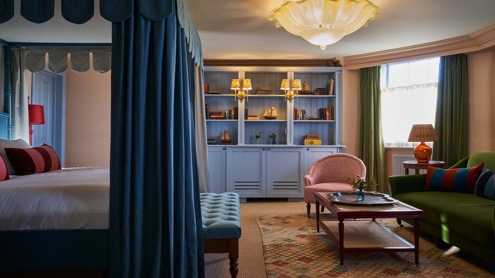 Gaia Coffee Table, Pomegranate