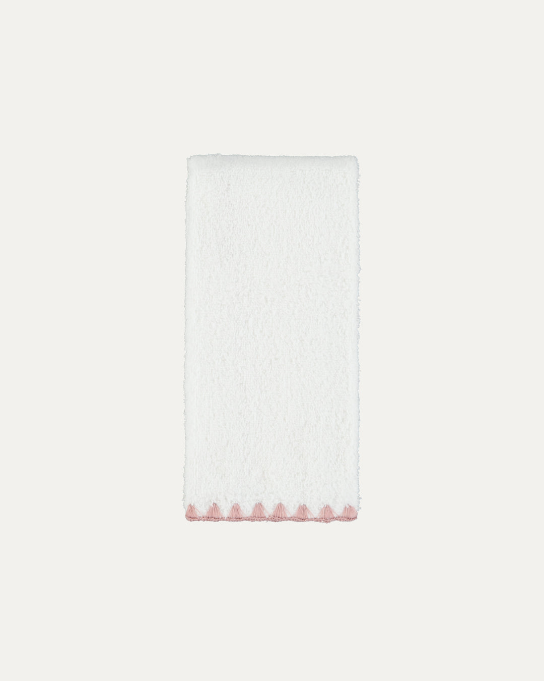 Bath Towel Shell White with Pink