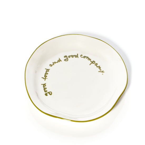 Statement Plate | 'Good Food And Good Company'