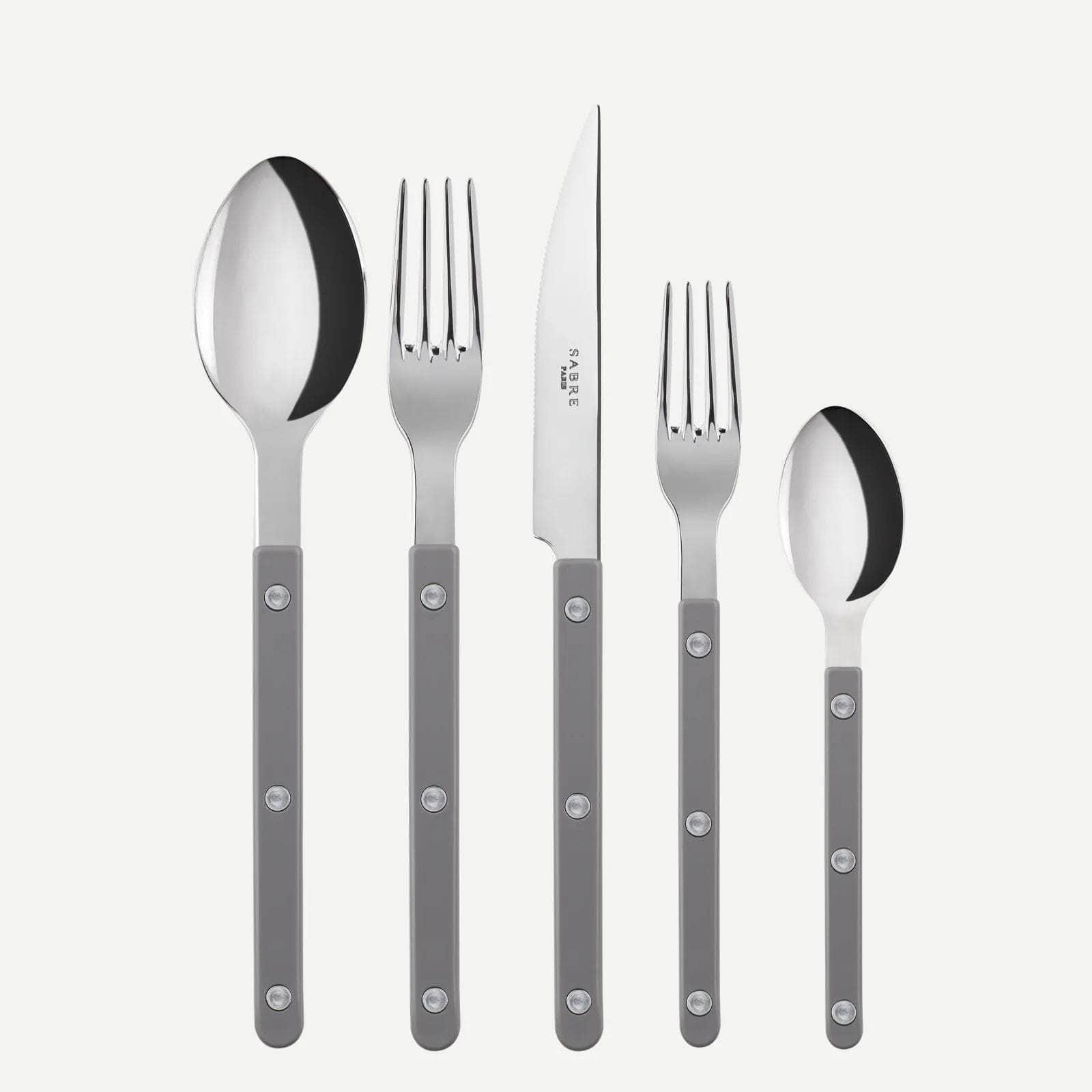 Bistrot 5 PC Cutlery Set, Grey