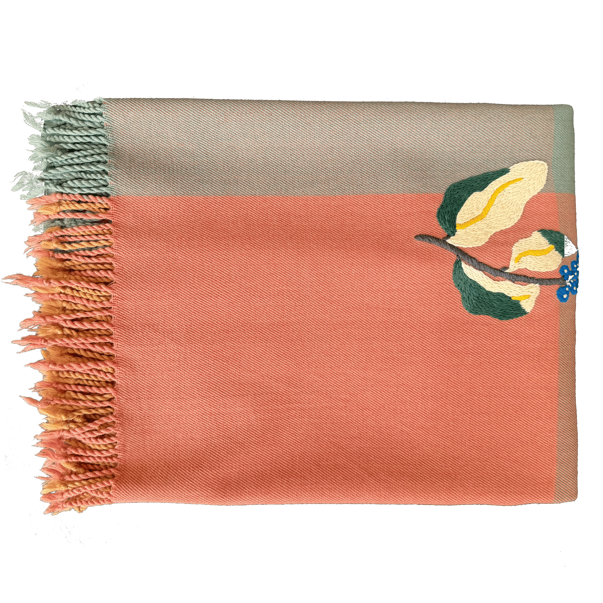 Handwoven Woolen Throw – 48x76 in