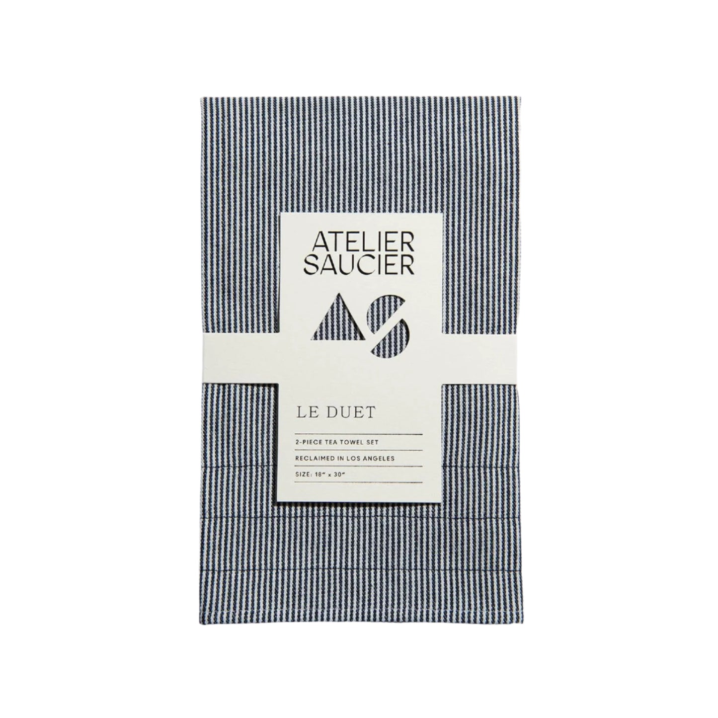 Hickory Stripe Tea Towels | Set of 2