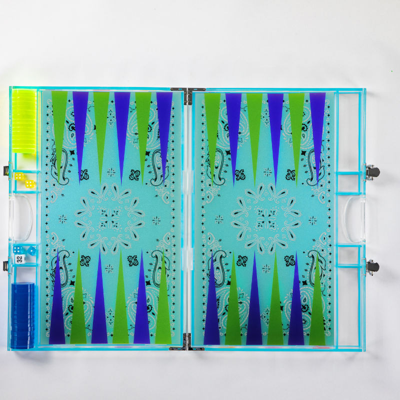 Blue Bandana Backgammon-
